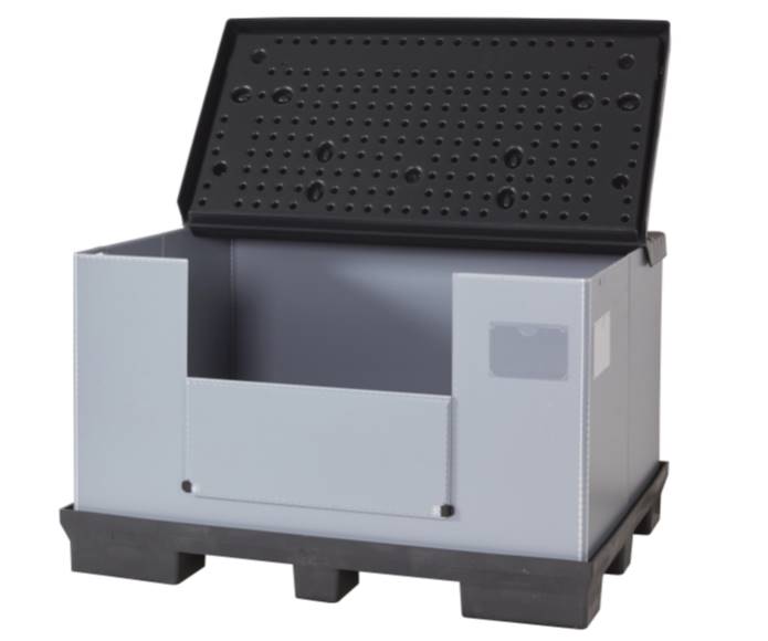 Box KTP S2000 16121 šedý, 9N, 1 okno